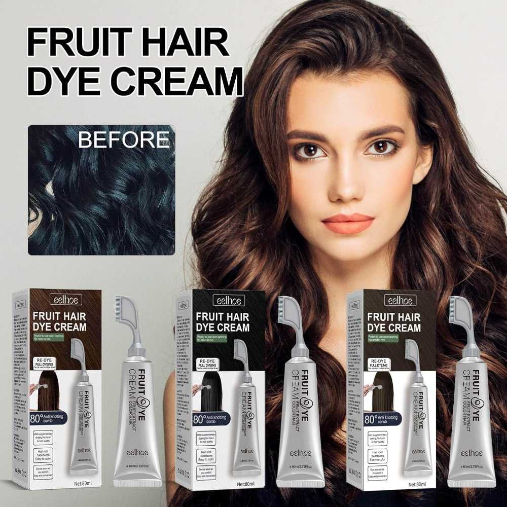 EELHOE Black Fruit Hair Dye Cream