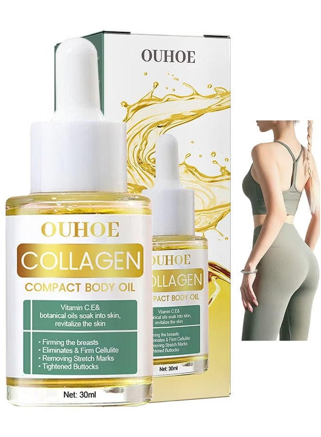 OUHOE Collagen Lifting Body Oil, Beauty Women Tight Skin
