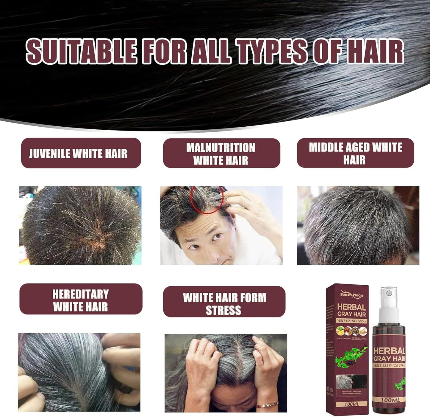 South Moon Herbal Hair Darkening Conditioner 100ML