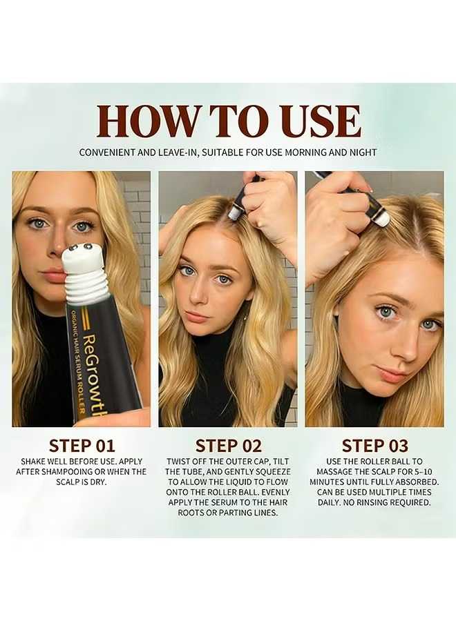 EELHOE Organic Hair Serum Roller
