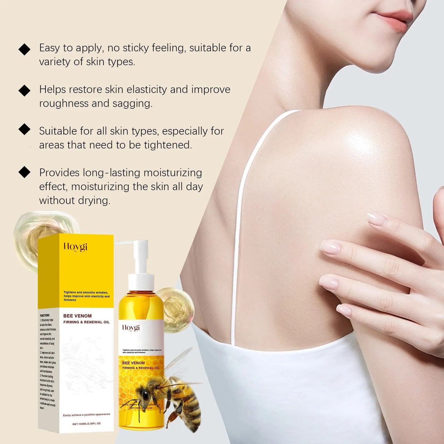 Hoygi Bee venom firming and renewal oil