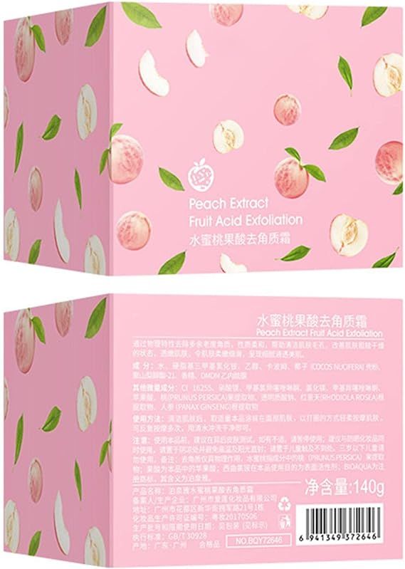 BIOAQUA Peach Extract Fruit Acid Exfoliating Face Gel Cream