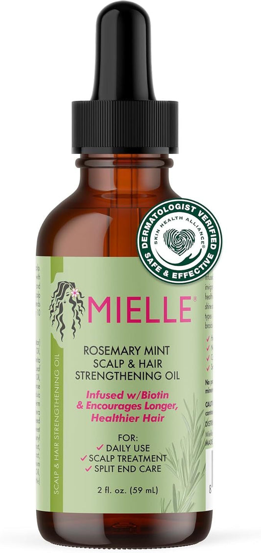 MIELLE Rosemary Mint Scalp and Hair Strengthening Oil Original